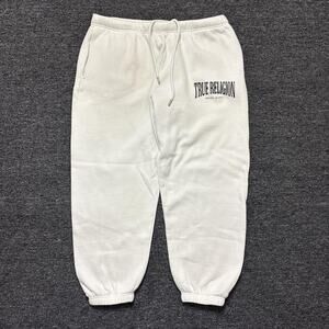 True religion white sweatpants